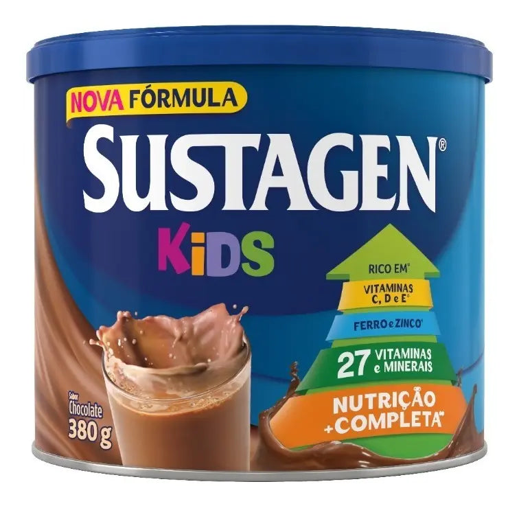 Sustagen Kids Pó para Preparo de Bebida Chocolate (380g)